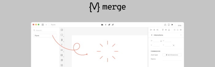 Design with code Merge Header