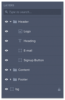 Organise your prototypes with Layers